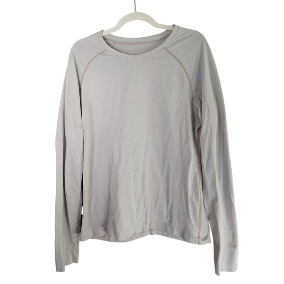 Figs Tops - FIGS Seamless Long Sleeve Underscrub Womens 2XL Tan Shirt